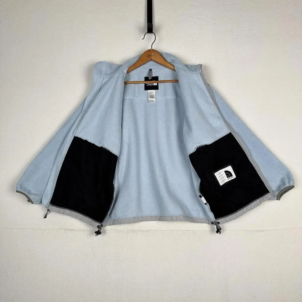 The North Face Youth X-Large XL Blue Gray Fleece Full Zip Jacket‎